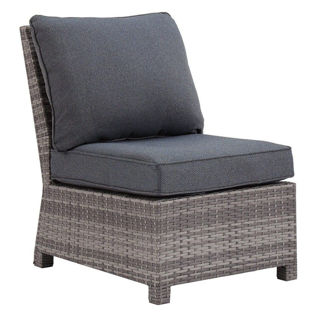 Salem Beach Armless Chair with Cushion Ash-P440-846