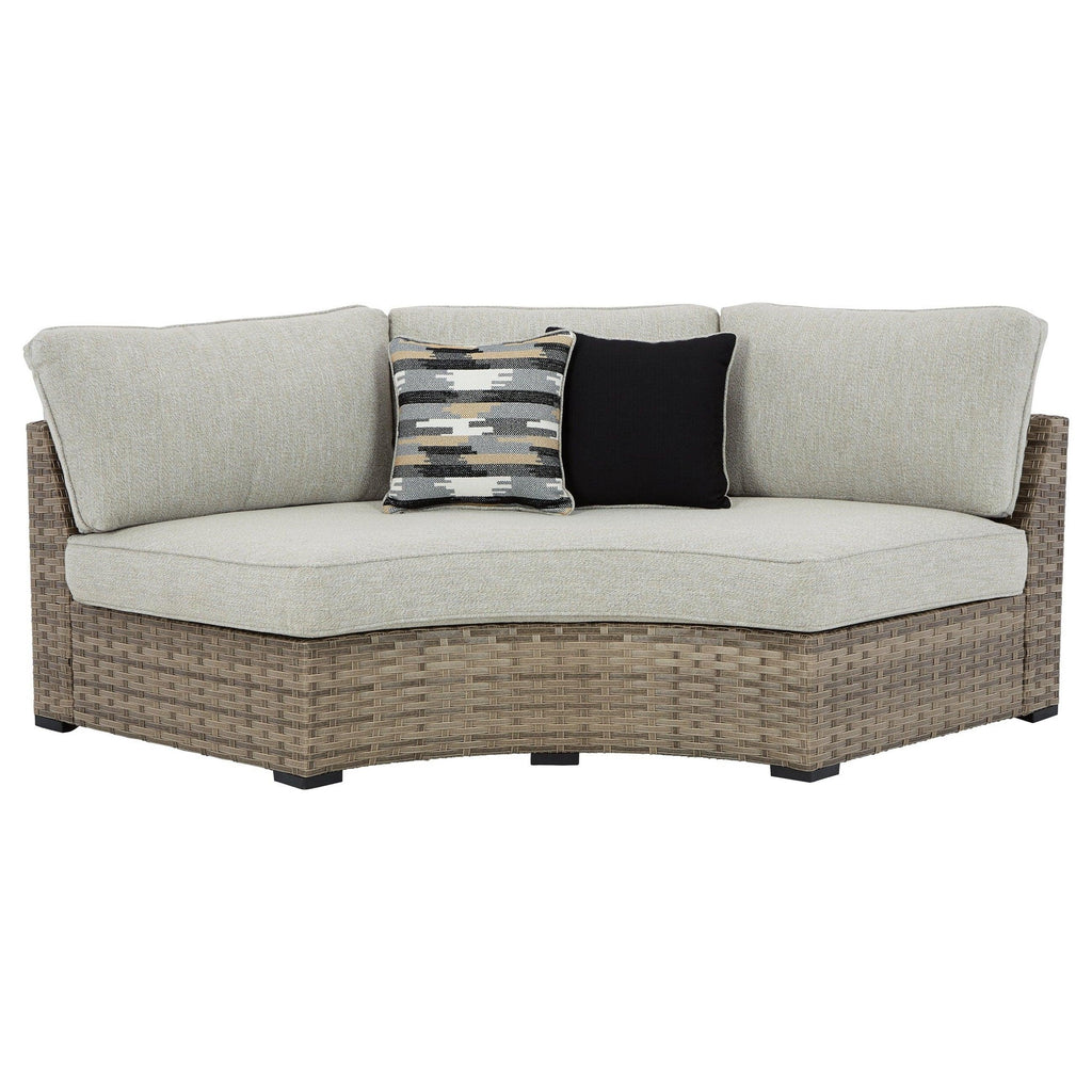 Calworth 9-Piece Outdoor Sectional Ash-P458P4