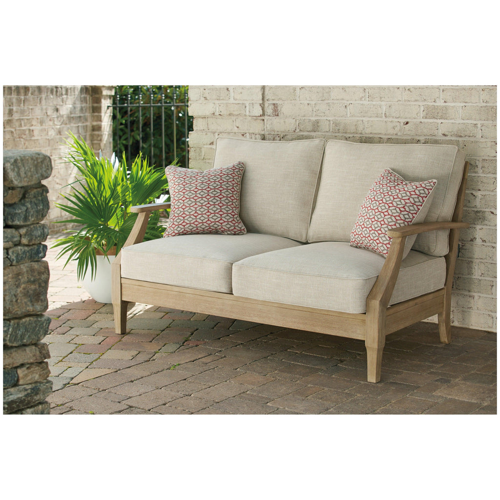 Clare View Loveseat with Cushion Ash-P801-835