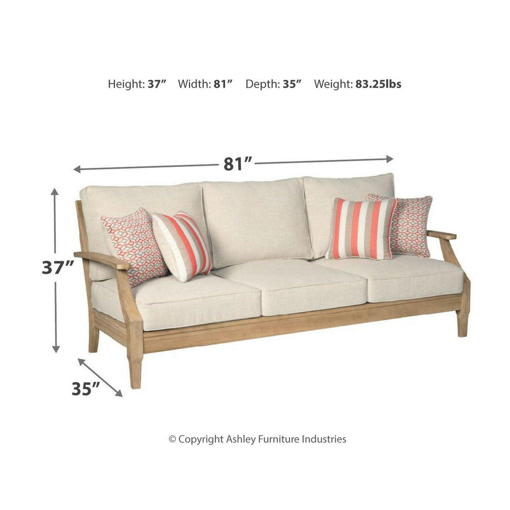 Clare View Sofa with Cushion Ash-P801-838