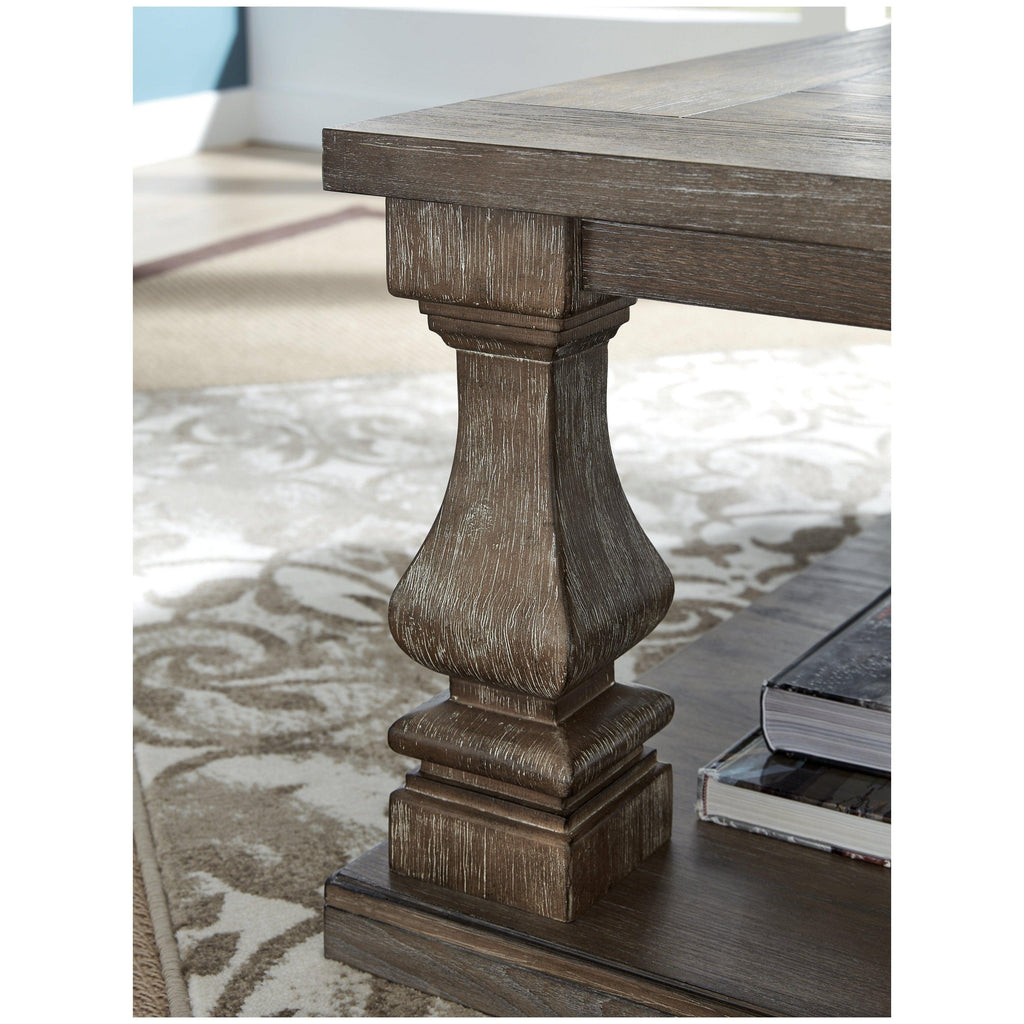 Johnelle Coffee Table and 2 End Tables Ash-T776T1