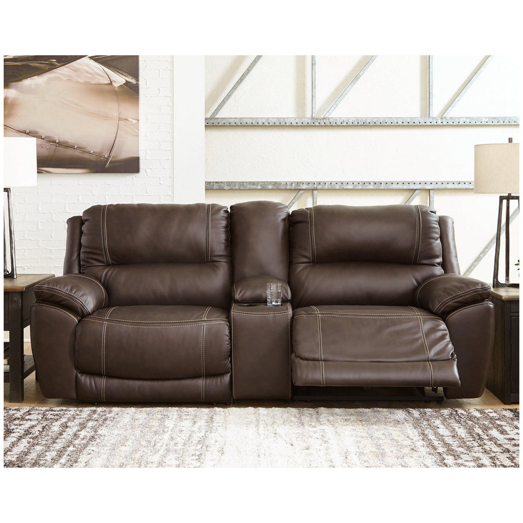 Dunleith 3-Piece Power Reclining Loveseat with Console Ash-U71604S4