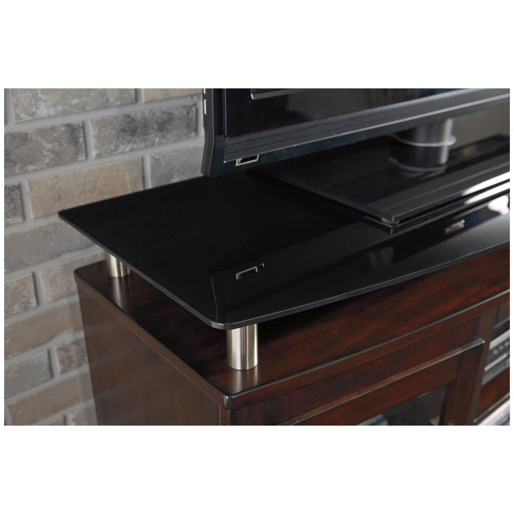 Chanceen 60" TV Stand with Electric Fireplace Ash-W757W4