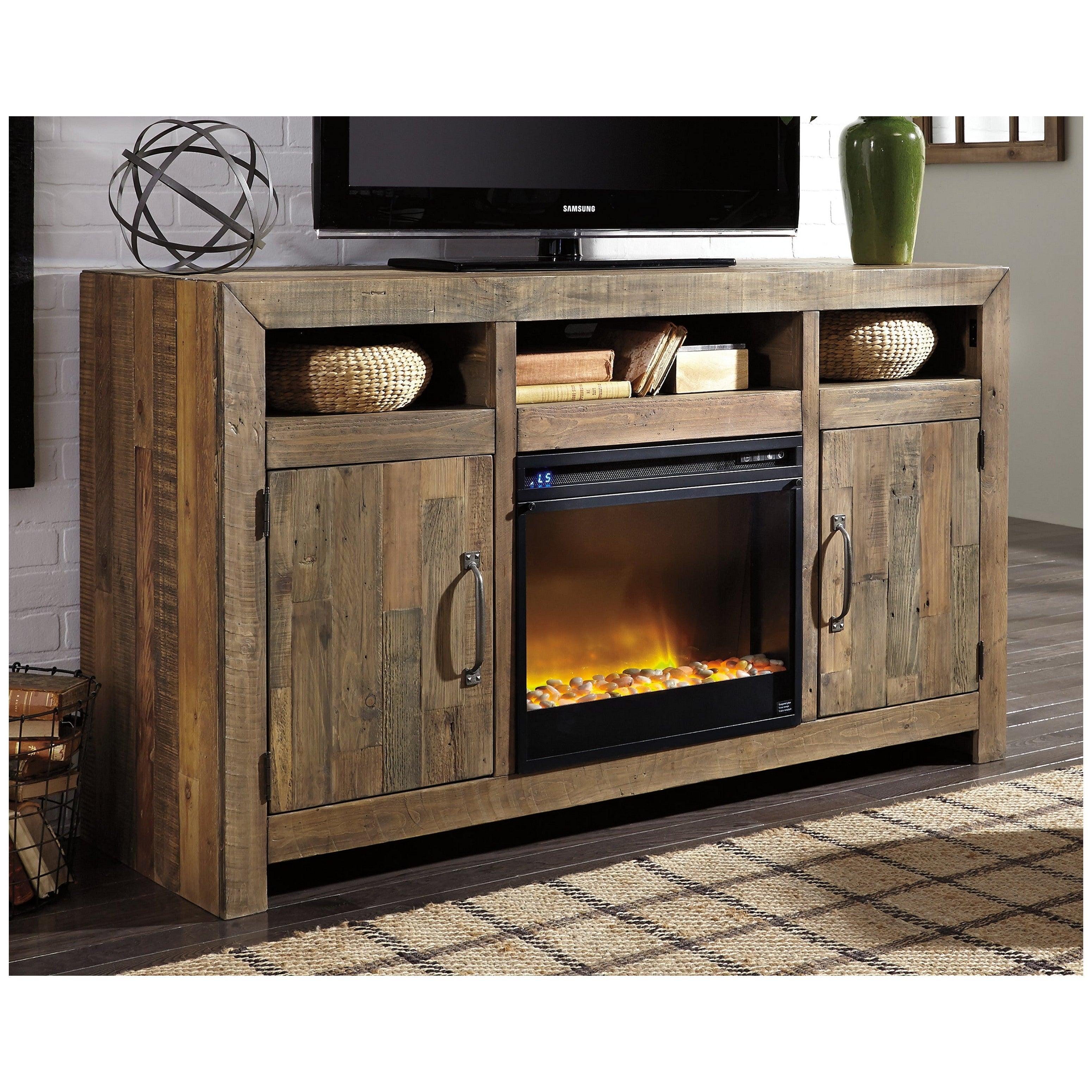 Mueble Para Tv Sommerford De 62 Con Chimenea Eléctrica – Oak & Sofa  Liquidators