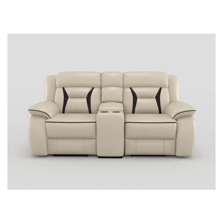 Double Reclining Love Seat with Center Console 8229NBE-2